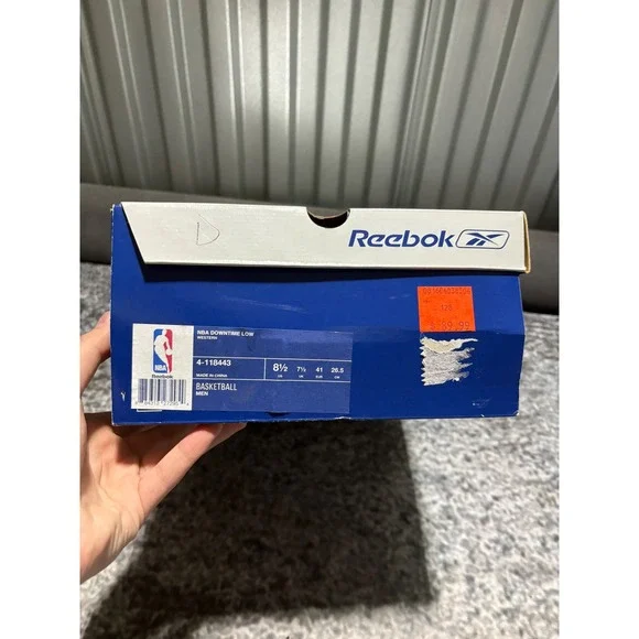 Vintage Reebok Downtime Low NBA Sneakers Western Conference Size 8.5 White